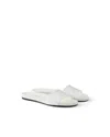 Prada White Leather Sandals In White