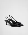 Prada Woman Black Pumps In Black