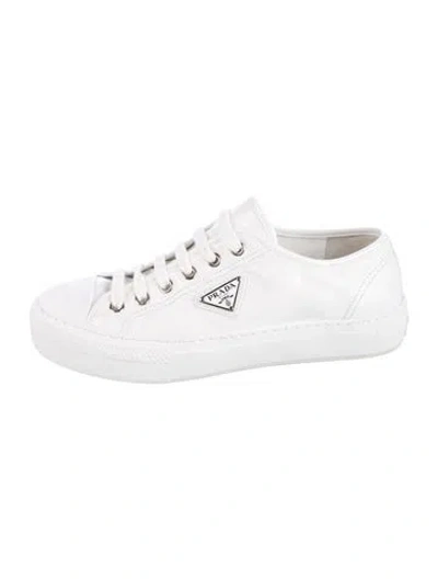 Pre-owned Prada Patent Leather Sneakers In Multi
