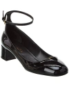 Prada Velvet Pumps In Black