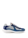 Prada Mesh Panel Low-top Sneakers In Multi