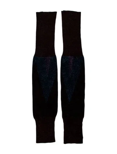 Pre-owned Prada Pattern Print Leg Warmers
