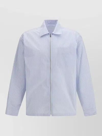 Prada Pattern Shirt In Blue