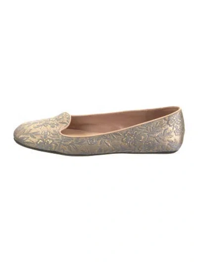 Pre-owned Prada Patterned Ballet Flats