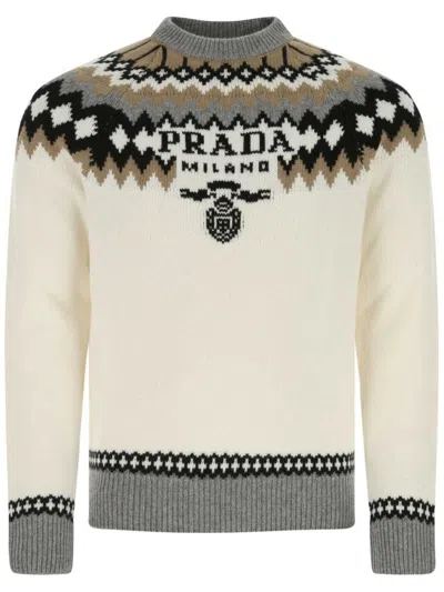 PRADA PATTERNED DESIGN JUMPER