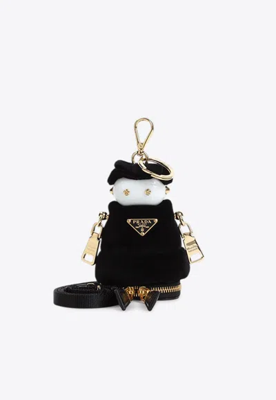 Prada Patty Trick Airpods Case In Black