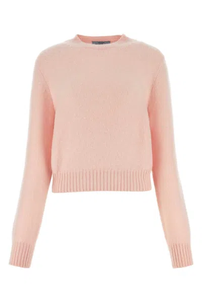 PRADA PEACH CASHMERE SWEATER