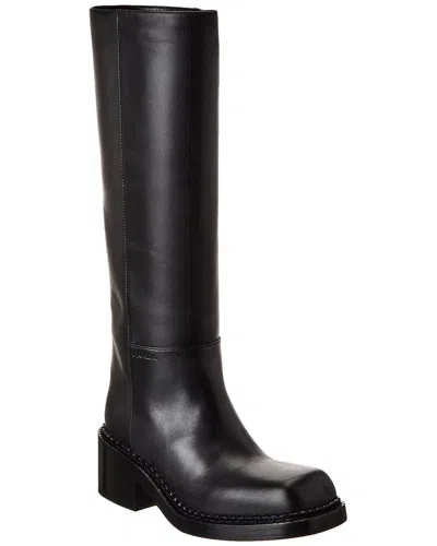 PRADA PRADA PEGGY LEATHER KNEE-HIGH BOOT