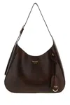 Prada Medium Boogie Shoulder Handbag In Calf Leather In Multi