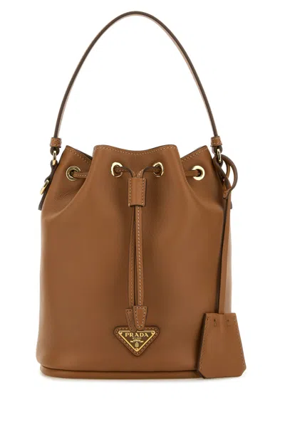 Prada Pelle-tu Nd  Female In Brown