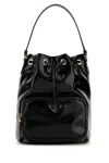 Prada Borsa A Secchiello Duet In Naplak Nero Donna