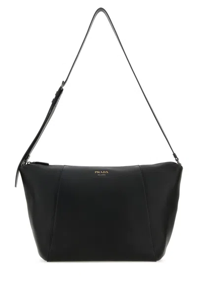 PRADA BORSA A TRACOLLA IN PELLE NERA UOMO