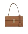 Prada Pendant Shoulder Bag In Brown