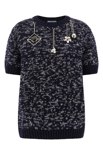 Prada Pendant Sweater In Multi