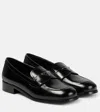 Prada Patent Leather Loafers In Black