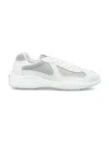 Prada Performance-driven Sneakers With Streamlined Design In White