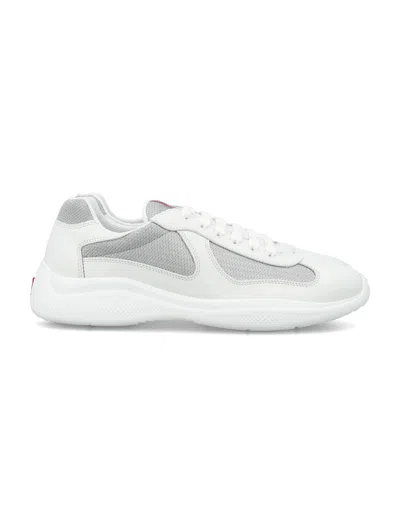Prada Performance-driven Sneakers With Streamlined Design In White