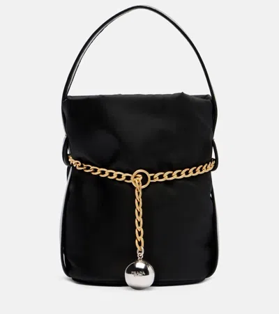 Prada Petit Sac Re-nylon Bucket Bag In Black