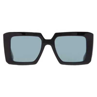 Prada Petrol Green Shield Ladies Sunglasses Pr 23ys 26b40k 51 In Black