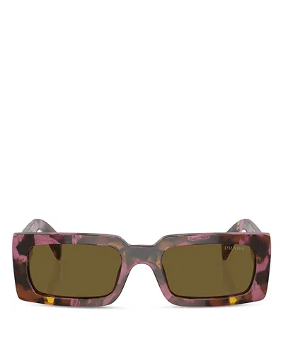 Prada Rectangular-frame Sunglasses Sunglasses In Multi