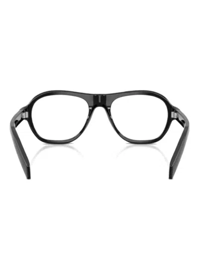 Prada Pilot-frame Glasses In Black