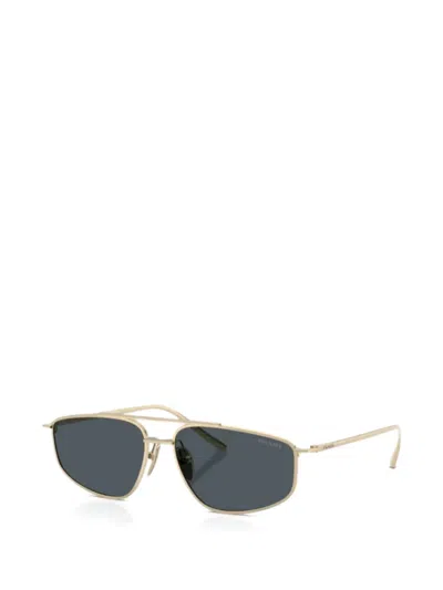 Prada Pilot-frame Sunglasses In Gold