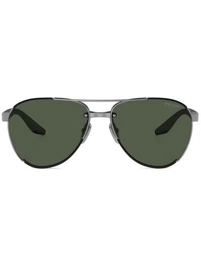 Prada Linea Rossa Sunglasses In Grey