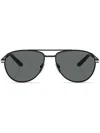 Prada Pilot-frame Sunglasses In Schwarz