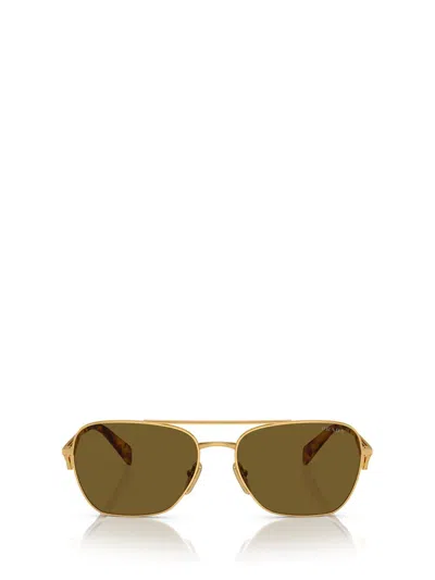 Prada Gold Metal Sunglasses