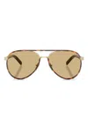Prada Pilot-frame Tortoiseshell Sunglasses In Multi