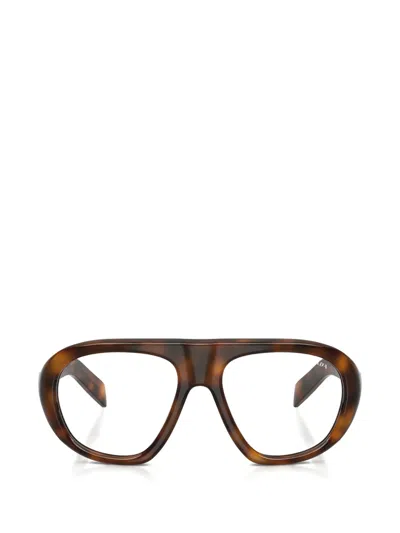 Prada Pilot-frame Sunglasses In Brown