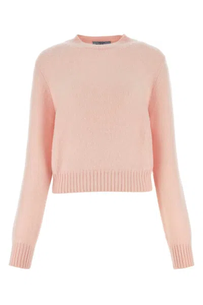 PRADA PRADA PINK CASHMERE SWEATER