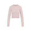 Prada Rosa Knitted Sweater In Pink
