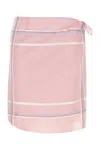 Prada Pink Cotton Skirt