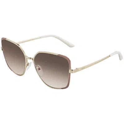Pre-owned Prada Pink Gradient Butterfly Ladies Sunglasses 0pr 60xs 07b4k0 59