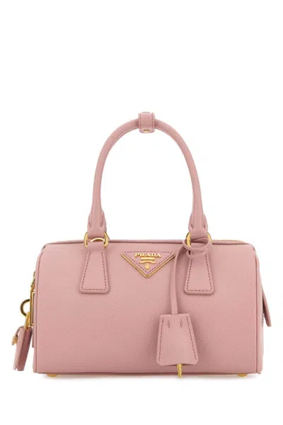 Prada Pink Logo Mini Satchel