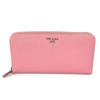 Pre-owned Prada Pink Other Long Wallet (bi-fold) ()