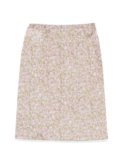 Prada Pink Polyamide Nylon Blossom In Multi