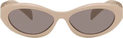 Prada Pink '' Symbole Sunglasses In Metallic