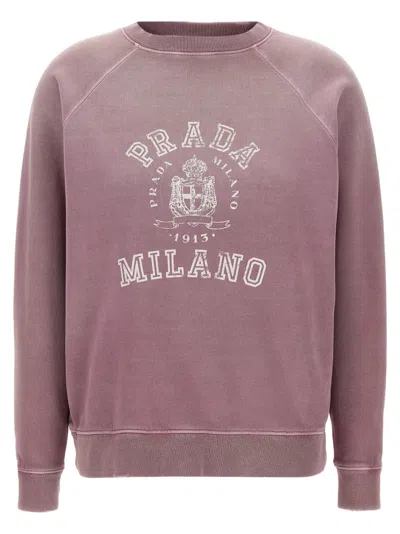 Prada Pink Print Sweatshirt