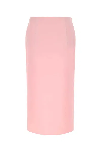 Prada Pink Satin Skirt