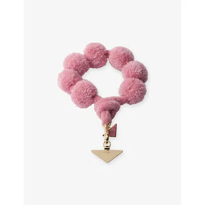 Prada Pink Wool Smartphone Wrist Strap