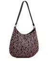 Prada Pink Wool/hair Cleo Bag (authentic Pre-loved) In Multi