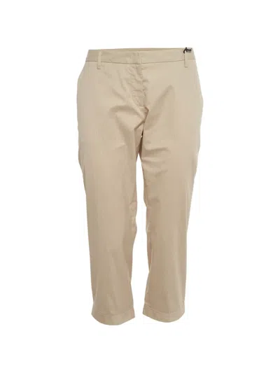 Pre-owned Prada Pinstripe-pattern Trousers In Neutral