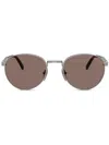 Prada Full Frame Sunglasses In Brown