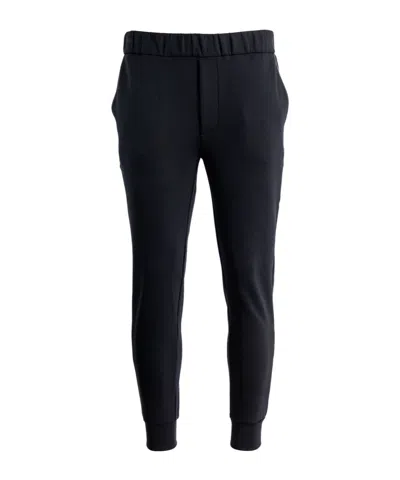 Prada Piped-trim Track Pants In Blue