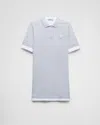 Prada Piqué And Jersey Dress In Astro