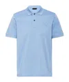 Prada Logoed Polo Shirt In Blue