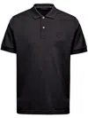 Prada Piqué Polo Shirt - Men's - Cotton In Black