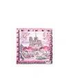 Prada Pittoresque Paris-print Silk Scarf In Multicolor